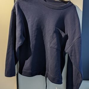 Gap Tie hem crewneck